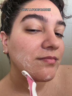 PCOS BADDIE 😂 #pcos #beauty #showerroutine 