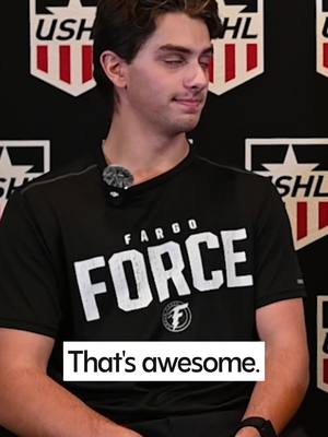 Hockey is a family affair in the Cullen household 🔥🎙️@Fargo Force 