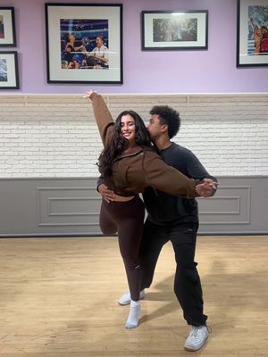 I know Derek didn’t like this move but I loved it🥲 #dwts @Brandon Armstrong 