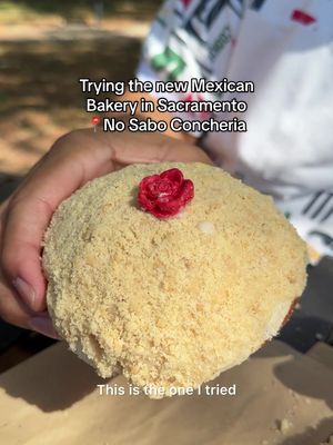 Finally tried the new Concha Bakery in Sac 🫓🙌🏼 If you haven't heard, Sacramento just got a new Mexican bakery spot. We tried their Mazapan and Strawberry Concha at a Yelp event not too long ago and they were both really good. But the Mazapan one was the reason we went back and decided to try more items. 📍No Sabo Concheria - 801 14th St, Sacramento, CA 95814