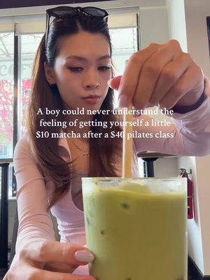 A little reward 🥹 #pilatesgirl #strawberrymatcha #pilatesprincess #sweettreats #pilatestiktok 