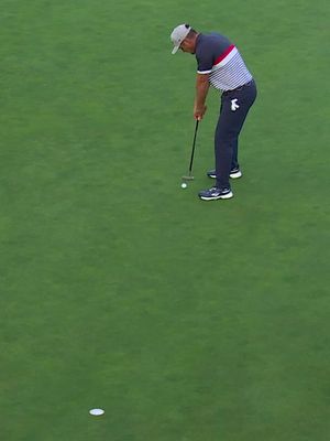The U.S. goes UP first 💪 #RyderCup #Bethpage #BrysonDechambeau 