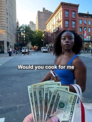 Paying strangers to cook for me #cookingchallenge #cookforme #cooking #newyork 