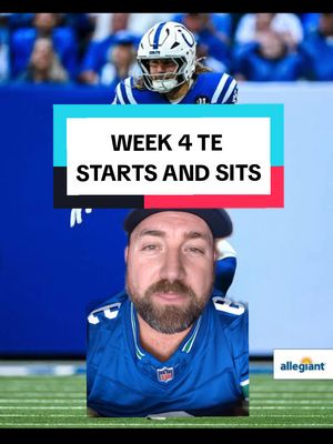 WEEK 4 TE STARTS AND SITS. Anyone else sitting TE1? #cowboys #colts #saints  #patriots #fantasyfootball 
