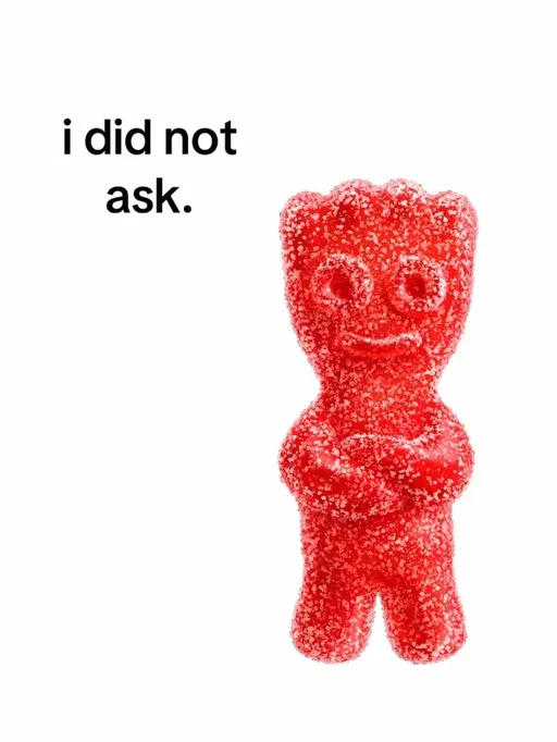 i did not ask