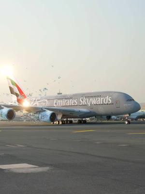Celebrating 25 incredible years of Skywards.  #Emirates #A380 #PlaneTok #Aviation #AVGeek 