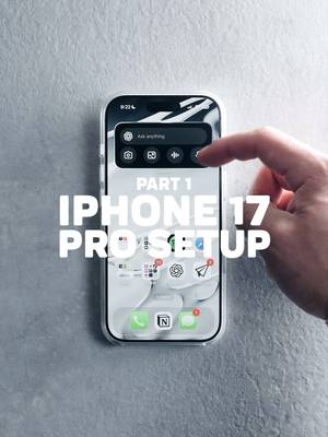 iPhone 17 Pro Setup PT 1 #ios26 #ios26features #iphone17 #iphone17pro #iphonetipsandtricks 