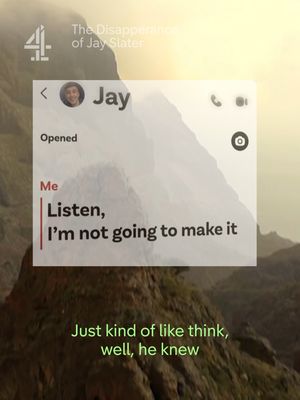 Jay Slater’s heartbreaking final message. #channel4 #documentary #JaySlater