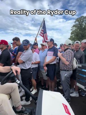 The reality of the experience #rydercup2025 #bethpageblack #RyderCup #foryoupage #golftiktok 