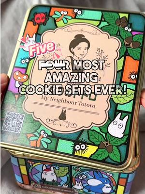 These #cookies sets from @Nakayoshi Sweets are just out of this world! From the tin unboxing already such a beautiful experience! #ghibli #studioghibli #cookie #anime 