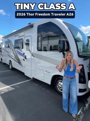 Yes honey, even I can drive it 🙌 #rvtiktok #rvlife #rvtour #rvtok @trishsuhr @freedom_motorhomes 🚐 2026 Thor Motor Coach Freedom Traveler A26