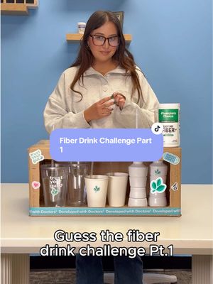 Part 1 - Guess the fiber drink challenge 👀 Our new Easy Mix Fiber makes it simple to add 6 grams of prebiotic fiber to your daily gut health routine.‡ Easily add it to any of your favorite hot or cold drinks: ✅ Mixes clear ✅ Tasteless ✅ No clumps ✅ No grit Say goodbye to boring, bulky fiber powder. 👋 #tastetest #tastetestchallenge #fiber #fibersupplement #guttok     ‡These statements have not been evaluated by the Food and Drug Administration. This product is not intended to diagnose, treat, cure or prevent any disease.