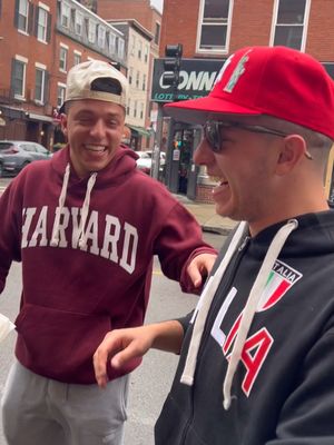 Name this movie scene... #bostontiktok #massachusettscheck #massachusettstiktok #comedyvideo #newyork #bostondeli #yankees @jojoscarlotta @nickyscarlotta