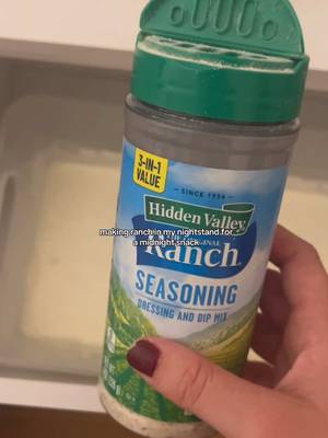 Does anyone else have late night ranch cravings like me