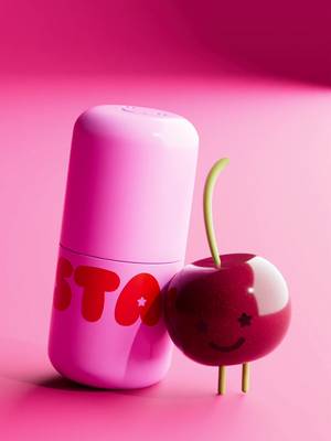 new fav lip balm flavor alert 🍒🩷 life with cherry charm star balm tastes like finishing ur whole to-do list :’) grab urs at starface world to hydrate + soothe lips! ⭐ vid made by my bff @artbyfreddiexx 