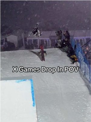 POV from the top of the drop in at @X Games Knuckle Huck last winter. More footage from X Games 2025 now playing on my YouTube #XGamesMode #YEET #SuperUltraBlossom