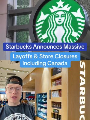 Starbucks closing hundreds of stores across North America ☕️ #canada #starbucks #closing #coffee #fyp 