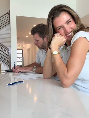 Well…it’s official! Zach and I just bought our first home together 🤭 🏠 The place we’ll raise our kids one day (no, I’m not pregnant lol) but I can’t wait for that chapter! We found the perfect area for us — so many trails, parks, and families around. Zach and I are beyond excited for this next season of our life 🤍✨ #Relationship #homebuying #firsthome #renovation #realitytv 