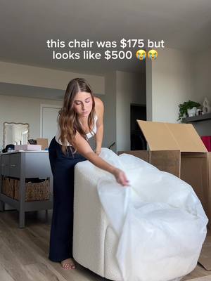 putting the finishing touches on my apartment (8 months into living here lol) and @Walmart will forever be THAT girl bc how was this so inexpensive but such good quality  (it’s the Mainstays Boucle Swivel Accent Chair, Cream) #apartmentliving #apartmentfinds 