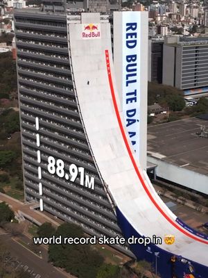 @Sandro Dias taking on the world’s biggest ramp 🤯 #Skate #Skateboarding #WorldRecord #RedBull #GivesYouWiiings