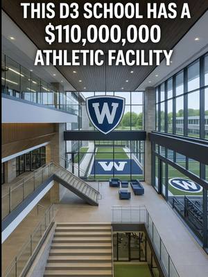 This D3 school has a $110,000,000 athletic facility 😳💰 #cfb #CollegeFootball #football 