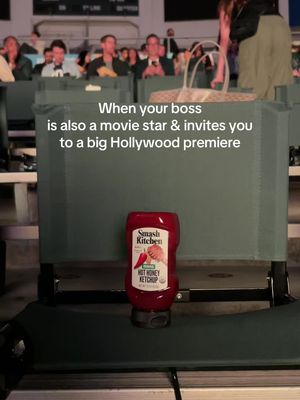 Don’t mind us, just serving sauce for all the stars 🤝 #ketchup#glenpowell#smashkitchen#chadpowers#hulu 