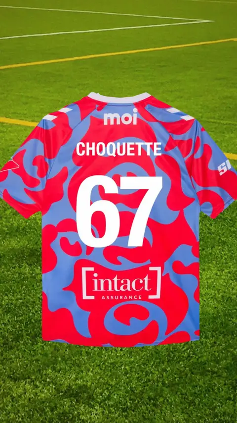 Oh,,bin,,OH,,,bin, je viens de recevoir mon chandail OFFICIEL des @rosesmtlfc 🌹🌹🌹Merci à mon neveu...(MATHIS)...qui m'a aidé à sélectionner mon numéro 👍👍⚽️🥅 #67 