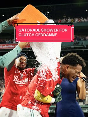Gatorade now, champagne later. #MLB #celebrate #hype