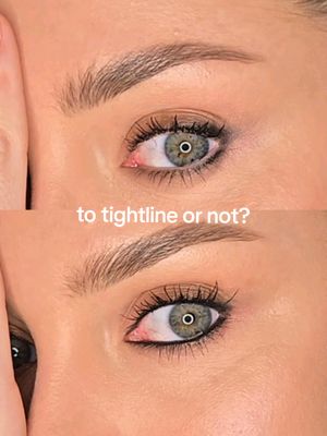 I can't tell if I suit this type of eyeliner or not! #tightline #Eyeliner #tightlining 