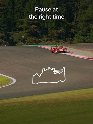 𝐏𝐚𝐮𝐬𝐞 𝐭𝐡𝐞 𝟒𝟗𝟗𝐏 in the perfect position ⏸️❤️ Show us your photo in the comments 👇 #FerrariHypercar #WEC #Ferrari499P #6HFuji