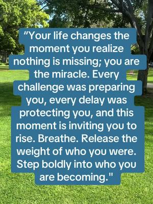 You are the MIRACLE. ✨👁️