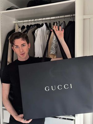 unboxing my first ever gucci purchase from Demna’s La famiglia collection! #gucci #demna 