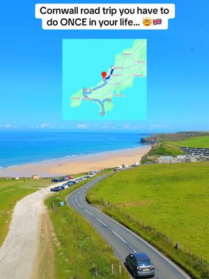 STEAL this Cornwall itinerary 🗺️ 🚘  Perfect for a long weekend road trip, this Cornwall road trip itinerary mixes popular towns, quaint villages, iconic landmarks & beautiful gardens 🌼 #cornwall #cornwalluk #cornwallroadtrip #lovecornwall #cornwallitinerary 