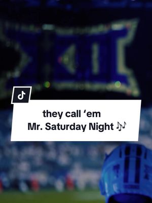 they call ‘em Mr. Saturday Night 🎶