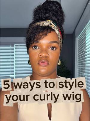 #CapCut  Let’s try a different hairstyle for church this Sunday eh fine girl? #sundayslay #curlywiginstall #wiginfluencer #curlyhairtutorial 