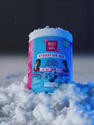 Things just got frosty ❄️👀 @HockeyBenders  #benderbluefrost #biosteel #hockeybenders 