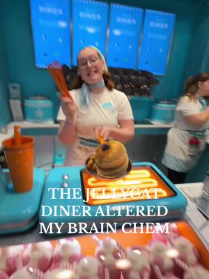 when she started crying but peanut made it all better >>> 😭🧑🏽‍🍳🥜 what’s your favorite quote HAHAHA @Jellycat #jellycat #jellycatdiner #newyork 