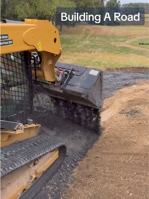 I just built a road to the back of our house #build #howto #heavyequipment #construction  #contractor