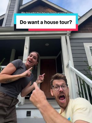 Do you want a house tour?  We are still getting settled and it’s pretty empty cause we have no furniture 😅 but here’s a quick house / yard tour. Cause honestly the yard is what sold us on this house. We wanted a cool piece of property cause we knew we could change the house. Which we’ve been slowly been doing to make it our own. 🏡 ❤️  #housetour #homesweethome #moving  🔎house tour , home renovation, moving