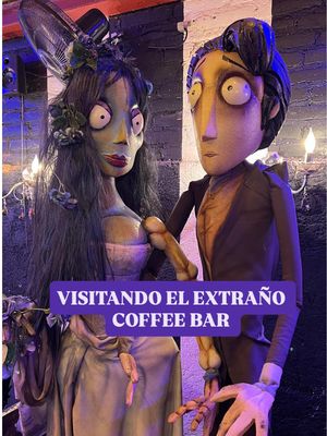 Visitando @Burtoncoffee en la Ciudad de México 😱😍🎃👻 #burtoncoffee #elextranocoffeebar #TimBurton #spookyseason 