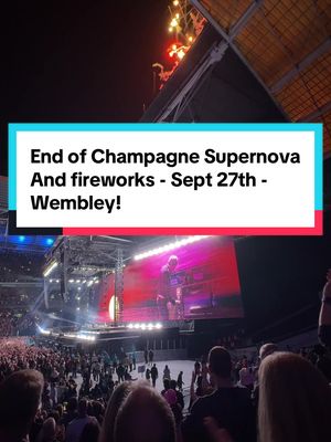 #champagnesupernova in the sky! #oasis #oasis2025 #wembley #oasisreunion @Oasis 