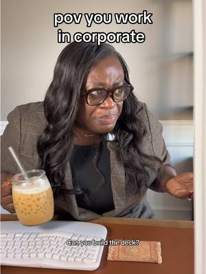 We love a good slide deck in corporate. #workhumor #fyp #corporatemillennial #corporatelife #9to5life 