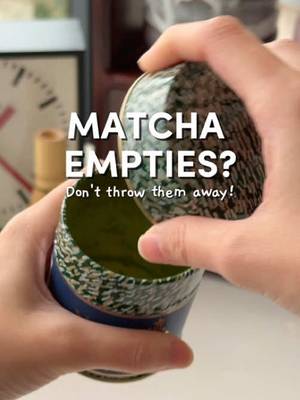 Here’s a quick and easy hack for your matcha empties! 🙌🏻 In this economy, we got to make every speck of matcha worth! 🤪 #matchatok #matchaseasalt #naokimatcha #matchalatte #matcharecipe 