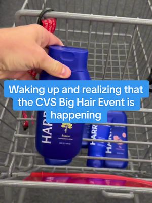 POV: you wake up and realize the @CVS Pharmacy Big Hair Event is ON 👀 ✅ From 9/28-10/11, save $10 off $40 purchases of all hair care, color, tools, and accessories 💆‍♂️ For Harry’s hair products, BOGO 50% off and buy 2, get $3 of Extra Bucks (Shampoo, Styling, and more!) #cvspharmacy #harrysrazors #bighairevent #menspersonalcare #mensgrooming 