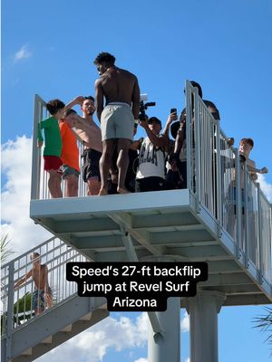 Day 32 of 35 (Arizona): @IShowSpeed took a leap of faith 🌊 #RevelSurf #Arizona #IShowSpeed #USATour