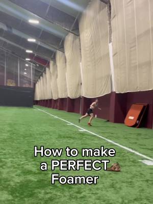 The University of Minnesota baseball team has a foamer. This is it. 