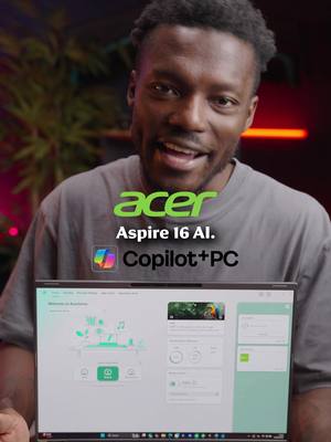 When it comes to AI on the new Acer Aspire 16 AI, it's all about working smarter and more efficiently. Check out @Acer Official . #Acer #AcerAspire14AI #AcerAspire16AI #CopilotPCs @Windows 