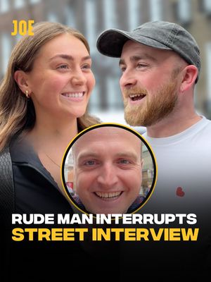"Pathetic." 😭 We were out on the streets of Dublin asking people hard-hitting questions when we were rudely interrupted by this fella 😳 @peterjmcgann  #Irish #Dublin #Pints #CannedSweets