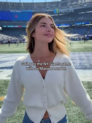 a morning to remember celebrating @Jo Malone London’s partnership with the @New York Giants #JoMaloneLondon #JoMaloneLondonPartner