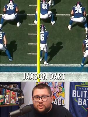 Jaxson Dart had his best plays on third down including multiple plays where he went through his progressions. 6 total rushing and passing first down were T-2nd most out of QB's and he was 6th in success rate. #giants #jaxsondart 